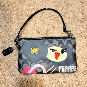 Coach Rare Poppy Pepper Wristlet - image 1